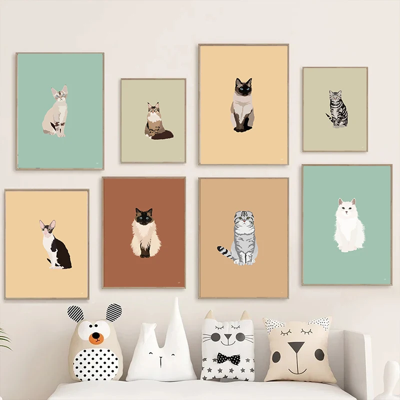 Home Improvement Kids - Cute Siamese Sphynx Scottish Fold Cats