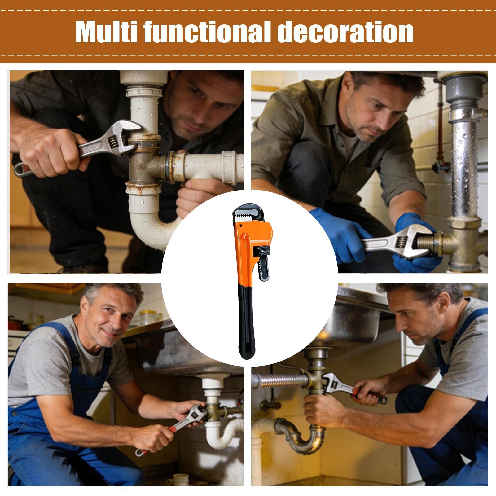Pipe Wrench Adjustable - Pipe Wrenches Plumbing Heavy Duty Adjustable