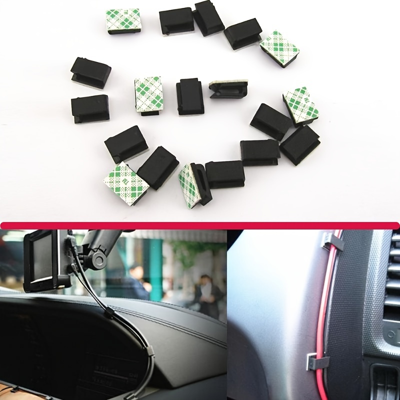 20pcs Self-adhesive Car Fixed  - огляд і ціна Cable Staple Clip