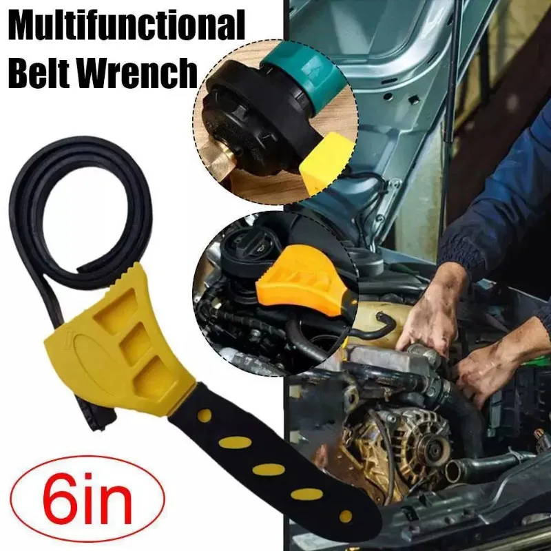 6 Inch Adjustable Rubber Strap - огляд і ціна Pipe Wrench Adjustable