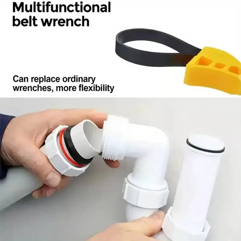 6 Inch Adjustable Rubber Strap - огляд і ціна Pipe Wrench Adjustable