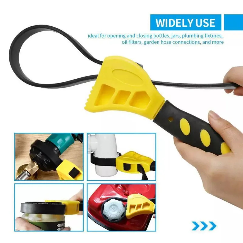6 Inch Adjustable Rubber Strap - огляд і ціна Pipe Wrench Adjustable