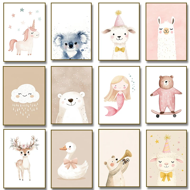 Cute Watercolor Unicorn Mermai - огляд і ціна Home Improvement Kids
