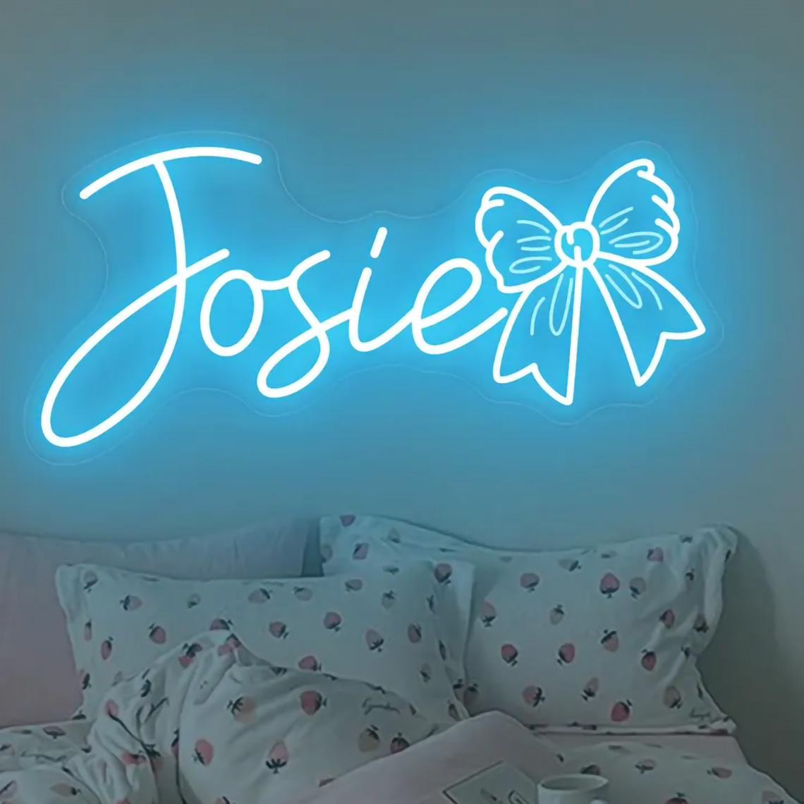 Custom Bow Name Neon Sign for  - огляд і ціна Home Improvement Kids