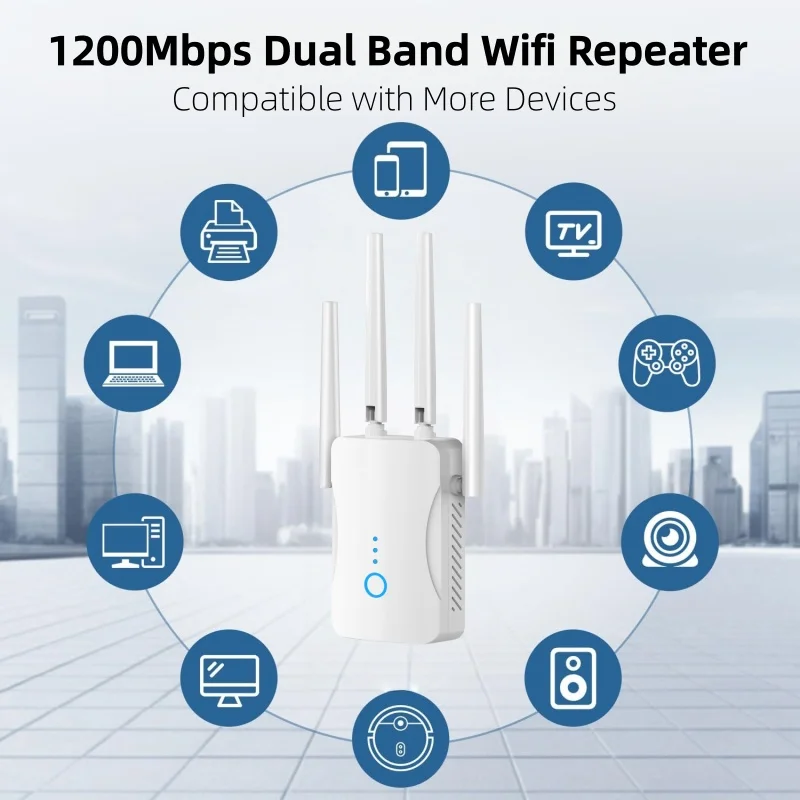 1200Mbps Dual Band WiFi Repeat - огляд і ціна Home Improvement Hardware