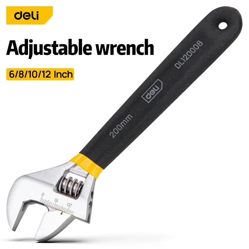 Deli Adjustable Wrench Car Bic - огляд і ціна Pipe Wrench Adjustable