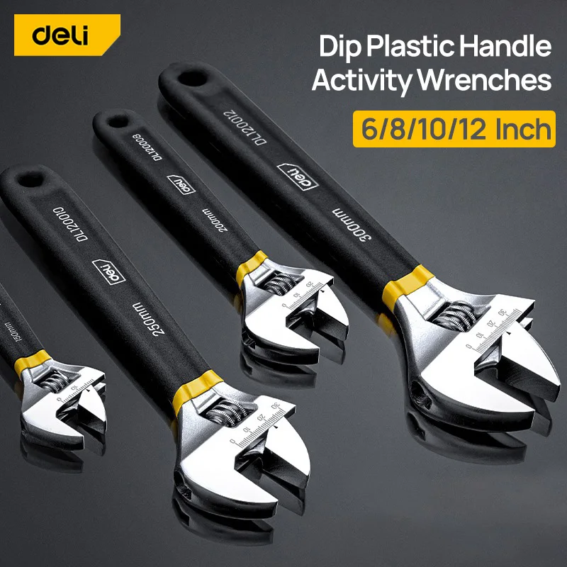 Deli Adjustable Wrench Car Bic - огляд і ціна Pipe Wrench Adjustable