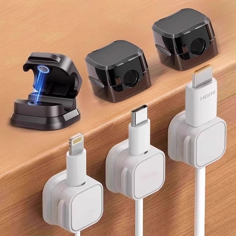 Magnetic Cable Organizer Deskt - огляд і ціна Cable Staple Clip