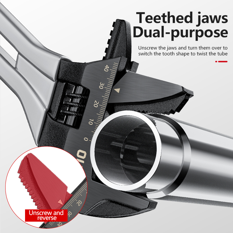 Adjustable Large Open Steel Wr - огляд і ціна Pipe Wrench Adjustable