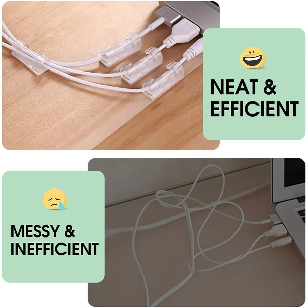 Self Adhesive Cable Management - огляд і ціна Cable Staple Clip